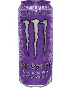 Bebida Energética Ultra Violet Monster Lata 473ml Fardo com 6 un.
