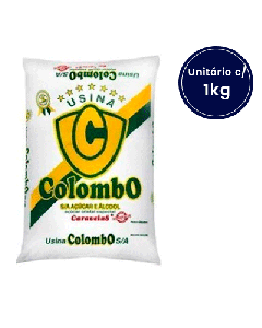 Açúcar Cristal Colombo - 1kg