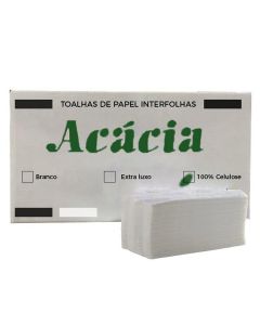 Toalha Interfolha Acacia 100% Celulose Pacote com 1000