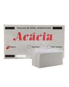 Toalha Interfolha Branco Acacia c/ 1000 unid.
