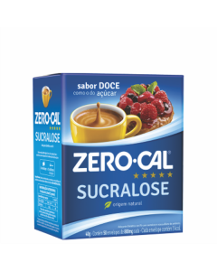 Adoçante Sucralose Zero Cal Sachê - Caixa com 50 unidades
