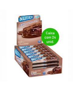 Barra de Cereal Nutry Bolo de Chocolate com 24 unidades