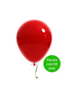Bexiga Tradicional Vermelha n°9 Mac Balloon - Pct. com 50