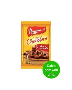 Biscoito Amanteigado Chocolate Bauducco Sache 11,5g - Caixa