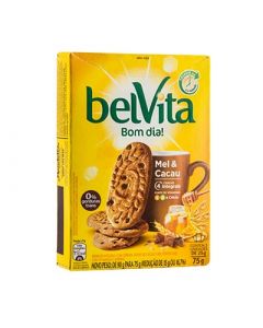 Biscoito Mel e Cacau Belvita - Caixa com 75g