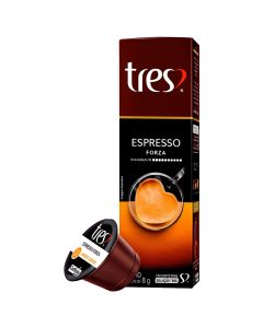 Cápsula 3 Corações Café Expresso Forza - Caixa c/ 10un