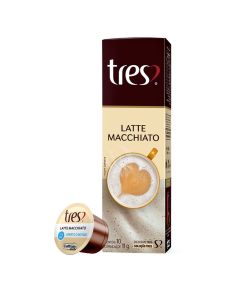 Cápsula 3 Corações Café Latte Mocchiato - Caixa c/ 10un