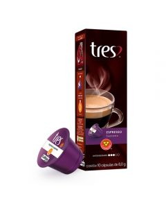 Cápsulas 3 Corações Espresso Supremo - Caixa com 10 Unidades