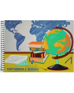 Caderno de Cartografia e Desenho Foroni - 96 Folhas