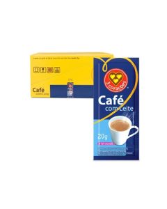 Café com Leite 3 Corações 20g - Caixa c/ 50 sachês