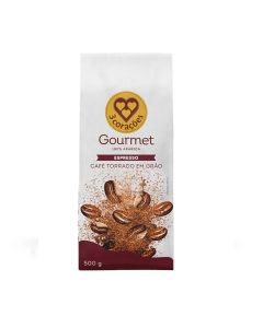 Café Torrado em Grãos Gourmet 3 Corações 500g