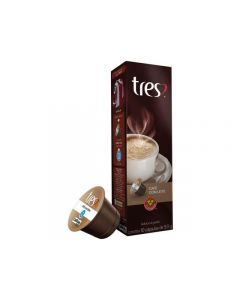 Cápsulas 3 Corações Café com Leite - Caixa com 10 unidades