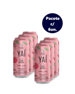 Chá Verde c/ Lichia Yaí Lata 290ml c/ 6 Un.