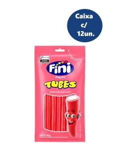 Fini Tubes Morango 80g c/ 12un