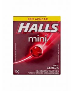 Halls Mini Cereja sem Açúcar 18x15g
