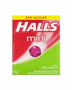 Halls Mini Melancia sem Açúcar 18x15g