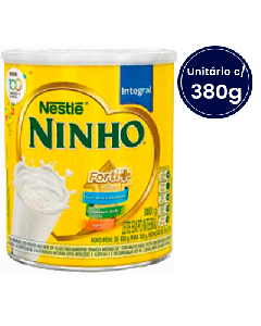 Leite em Pó Integral Ninho Forti+ - Lata com 380g
