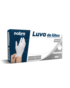 Luva Látex com Pó Nobre G c/ 100un