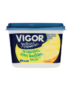 Margarina sem Sal Vigor - Pote com 500g