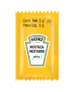 Mostarda Heinz Sachê - Caixa com 192 unidades