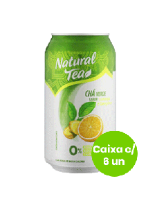 Chá Verde Laranja com Gengibre Natural Tea Lata 335ml