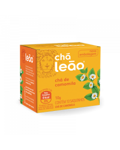 Chá de Camomila Leão com 10 Saquinhos