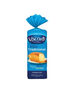 Pão de Forma Visconti Tradicional- Pacote com 400g