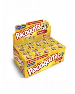 Paçoquita Quadrada Santa Helena 1kg com 50 un de 20g