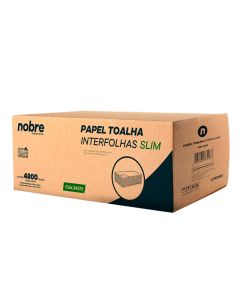 Papel Toalha Interfolha 2D Slim Nobre Com 4800 folhas  