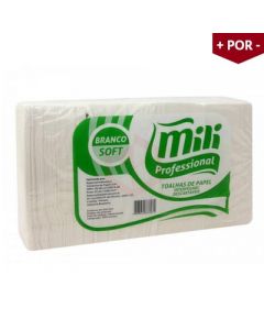 Papel Toalha Interfolha Soft Luxo Mili - Pacote com 1000