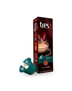 Cápsulas 3 Corações Espresso Pleno - Caixa com 10 Unidades
