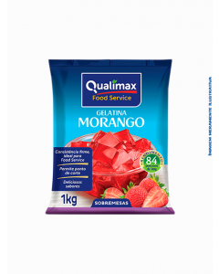 Gelatina de Morango Qualimax 1kg