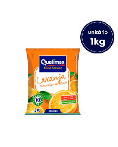 Refresco em Pó de Laranja Qualimax - 1kg