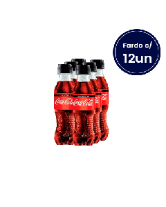 Refrigerante Coca-Cola Zero Pet 200ml Fardo com 12 unidades