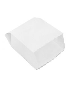 Saco Papel Branco Hambúrguer - Pacote com 500 unidades