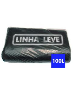 Saco para Lixo Leve 100 Litros - Fardo com 100 Unidades