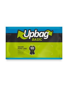 Saco para Lixo Up Bag Basic Azul 15L pacote com 50 Unidades