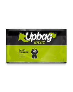 Saco para Lixo Up Bag Basic Preto 15L pacote com 50 Unidades