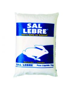 Sal Refinado Lebre - 1kg