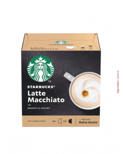 Cápsulas Starbucks Dolce Gusto Latte Macchiatto - Cx 12 Cápsulas