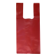 Sacola Colorida Vermelha Pacote 5 kg  40x50