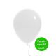 Bexiga Tradicional branco n°9 Mac Balloon