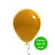 Bexiga Tradicional laranja n°9 Mac Balloon