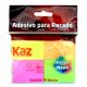 Bloco Auto Adesivo Neon Kaz 38mmx50mm