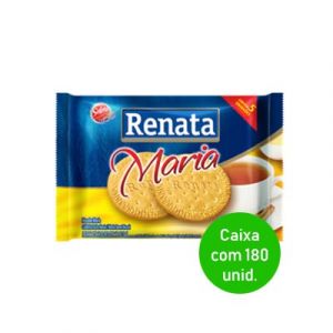 Biscoito Maria Renata Sachê 27g - Caixa com 180
