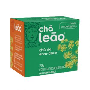 Chá de Erva Doce Leão com 10 Saches
