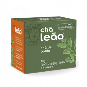 Chá Boldo do Chile Leão com 10 Saquinhos