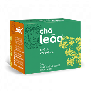 Chá de Erva Doce Leão com 15 Saches