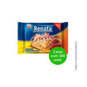 Biscoito Cream Cracker Renata Sachê 22g - Caixa com 180
