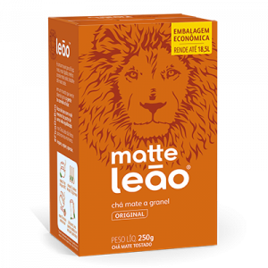 	 Chá Matte Natural Leão Granel 250g